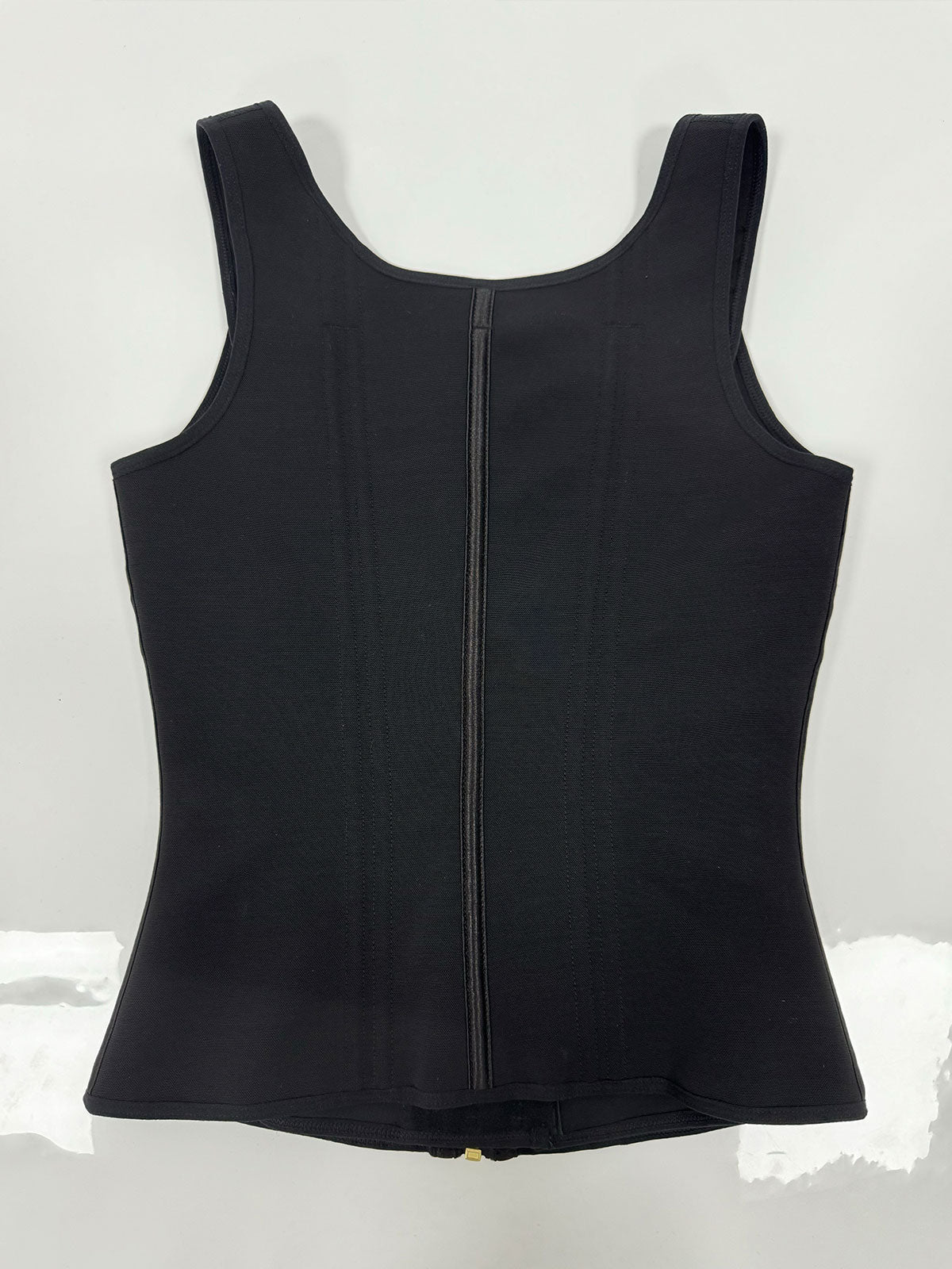 Shapshe® Damen Stäbchen Latex Reißverschluss Korsett Bauchkontrolle Body Shaper Weste Mit BH