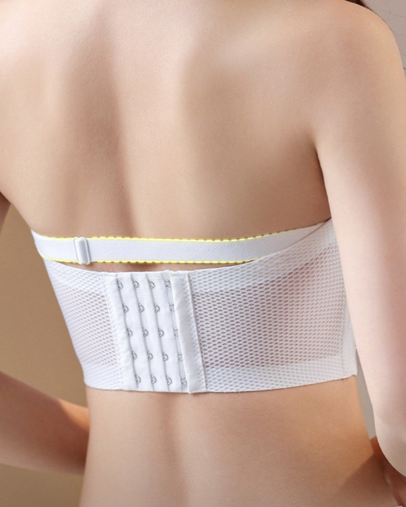 Nahtloser Atmungsaktiver Bandeau BH Trägerlos Übergröße