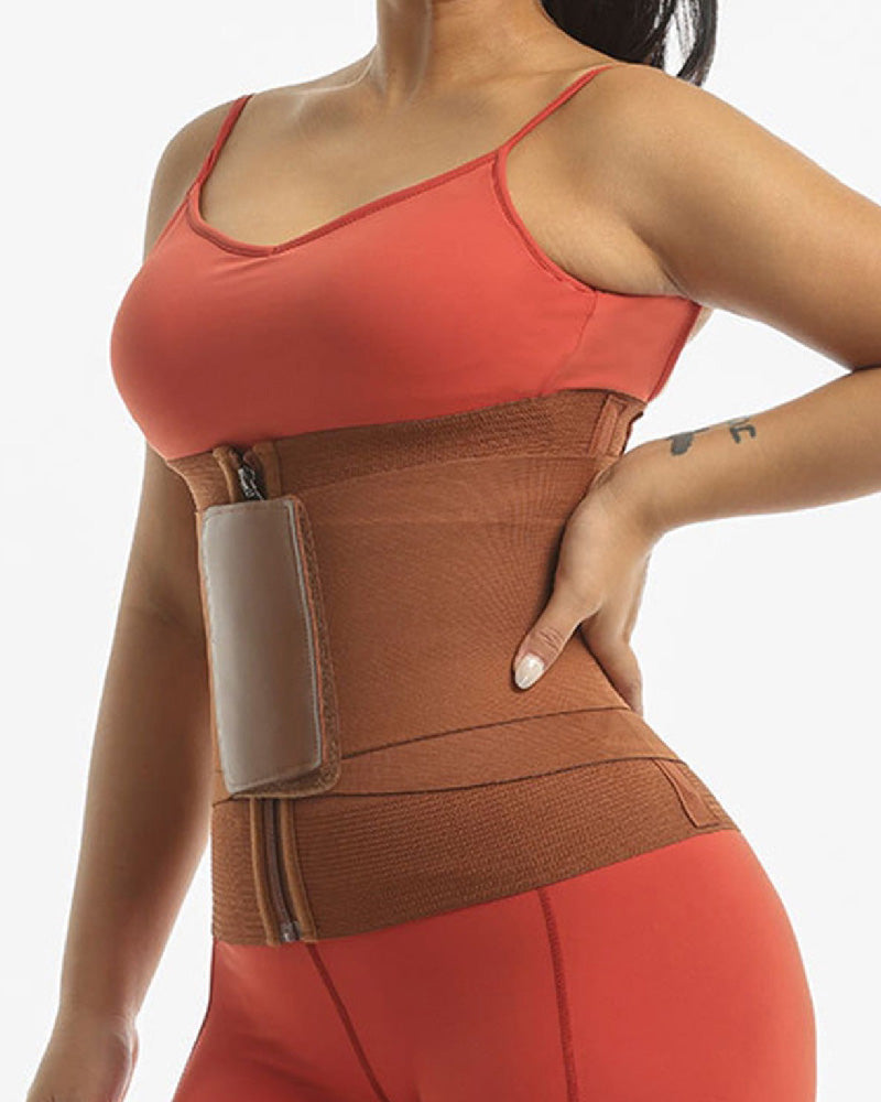 Doppelter Kompressions Taillentrainer Korsettgürtel