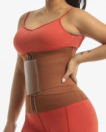 Doppelter Kompressions Taillentrainer Korsettgürtel