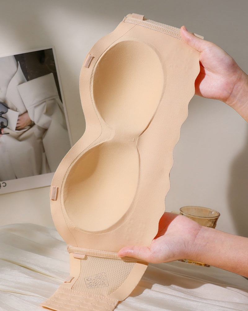 Nahtloser Atmungsaktiver Bandeau BH Trägerlos Übergröße