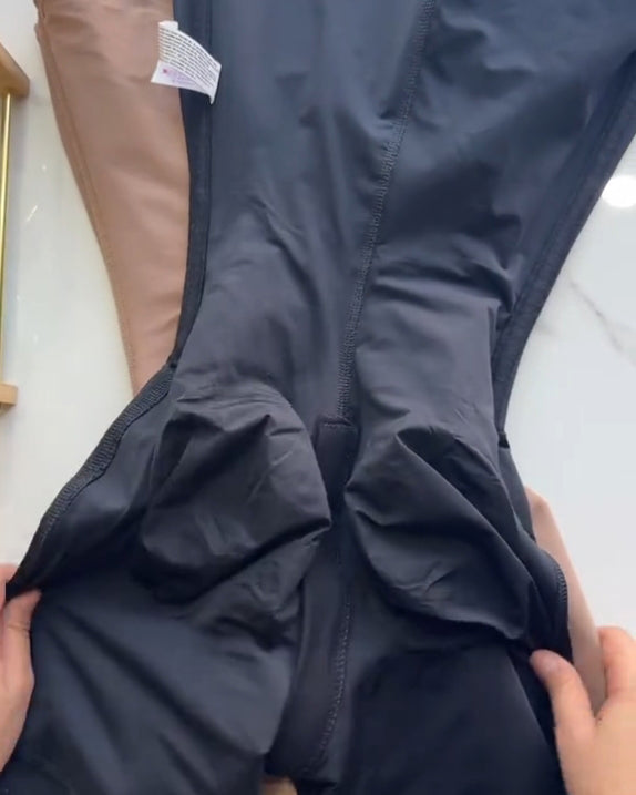 Shapshe® Fajas Colombianas Hohe Kompression Haken- und Ösen Bauchweg Formende Sanduhr Shapewear