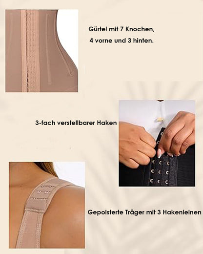 Shapshe® Damen Fajas Colombianas Body Shapers mit starker Kompression und BH