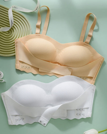 Nahtloser Atmungsaktiver Bandeau BH Trägerlos Übergröße