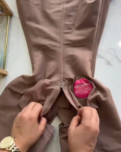 Shapshe® Fajas Colombianas Hohe Kompression Haken- und Ösen Bauchweg Formende Sanduhr Shapewear