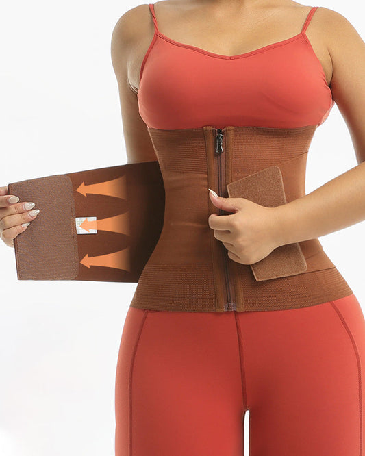 Doppelter Kompressions Taillentrainer Korsettgürtel