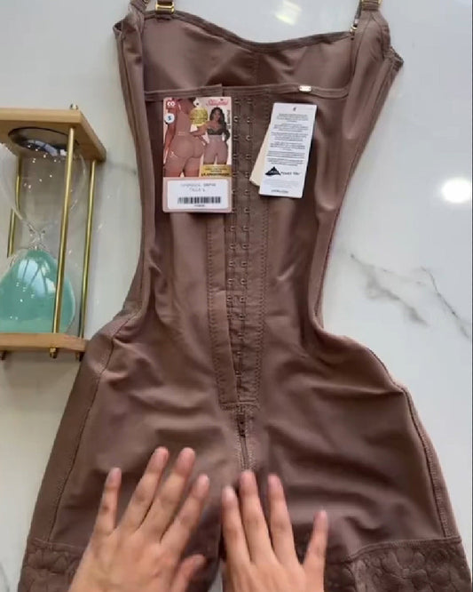 Shapshe® Fajas Colombianas Hohe Kompression Haken- und Ösen Bauchweg Formende Sanduhr Shapewear