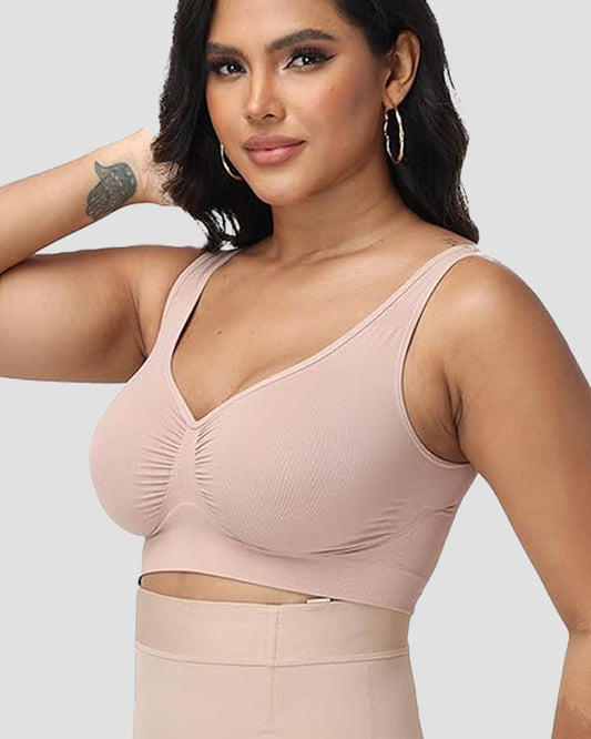 Nahtloser Komfort Sport BH mit Herausnehmbaren Polstern