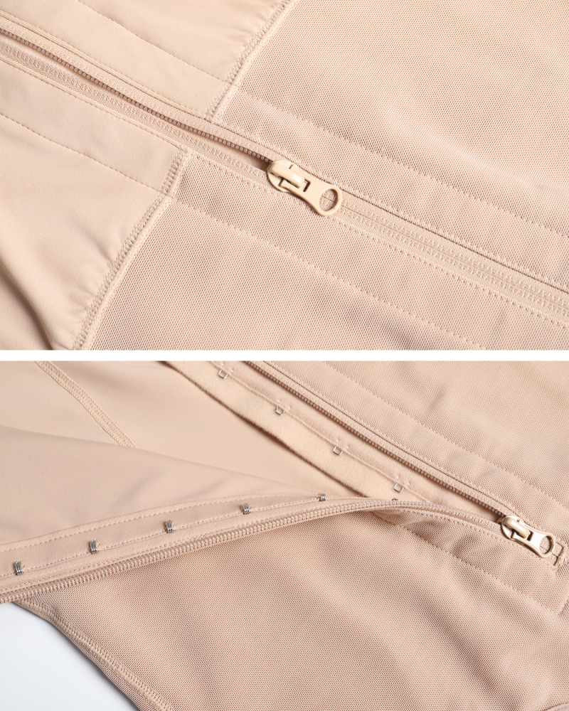 Fajas Colombianas Kompressions Bodyformer mit Reißverschluss