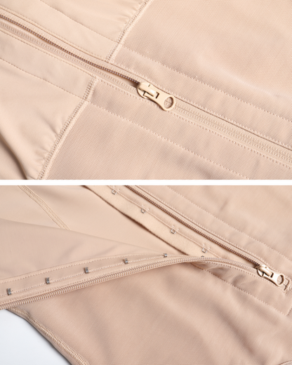 Fajas Colombianas Kompressions Bodyformer mit Reißverschluss